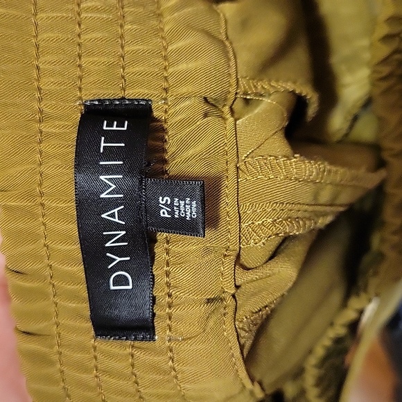 Dynamite Khaki Work Casual Trouser in Size Small - Picture 2 of 2